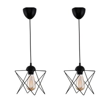 Avizemoda 6'lı Gümüş Sarkıt Modern Metal Salon-Oturma Odası Avize