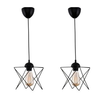 Avizemoda 6'lı Gümüş Sarkıt Modern Metal Salon-Oturma Odası Avize