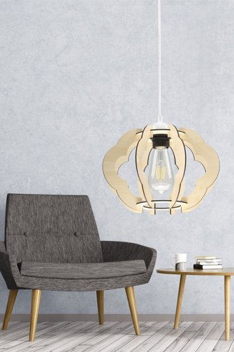 Begüsa Göktuğ 3'lü Çok Renkli Metal Modern Alüminyum Salon-Oturma Odası Avize