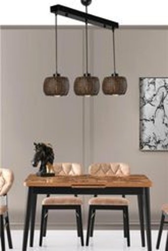 Leobabyroom Tekli Gri Sarkıt Modern Kumaş Bebek-Çocuk Odası Avize