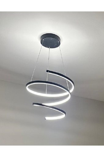 Özcan Aydınlatma 2831-K-12 Tekli Bej Küre Modern Metal Salon-Oturma Odası Avize