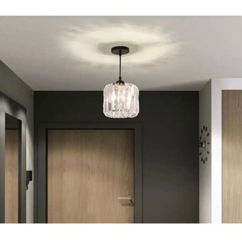 Makro Dekor Tekli Kahverengi Sarkıt Modern Hasır Salon-Oturma Odası Avize