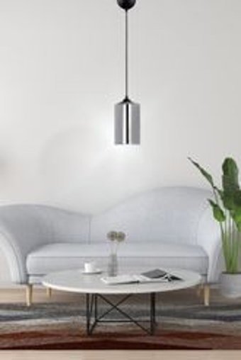 Avizemoda 5'li Beyaz Modern Alüminyum Salon-Oturma Odası Avize