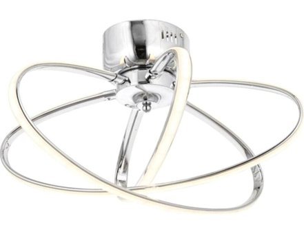 Eglo Optica-C Tekli Beyaz Küre Modern Çelik Salon-Oturma Odası Avize