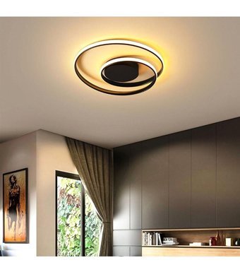 Viesteknoloji Tekli Gri plafonyer Modern Alüminyum Salon-Oturma Odası Avize