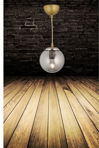 İstanbul Avize Alfa 3'lü Gümüş Sarkıt Modern Metal Salon-Oturma Odası Avize