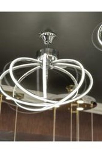 Dorbien Av-6123-6Bkr-1Tk Tekli Metalik Sarkıt Modern Alüminyum Salon-Oturma Odası Avize