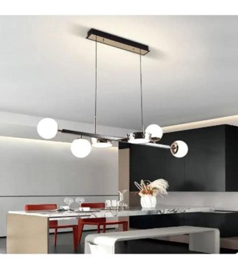 Vk Home Aydınlatma Buket 3'lü Beyaz Şapkalı Modern Kumaş Bebek-Çocuk Odası Avize