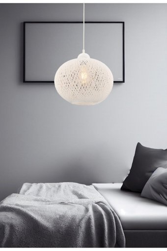 Elektroyou Tekli Beyaz Ledli Modern Alüminyum Antre-Hol Avize