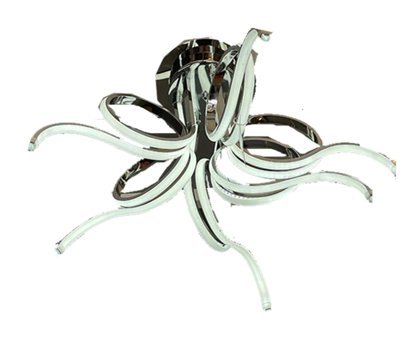 Retro Home Design Tekli Siyah Zikzak Rustik Metal Salon-Oturma Odası Avize