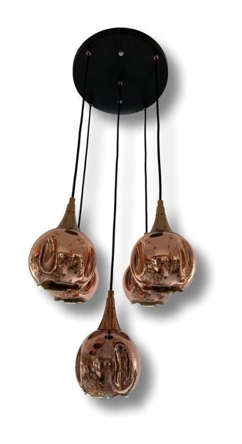 Dorbien Av-6168-3Bkr Tekli Metalik Sarkıt Modern Alüminyum Salon-Oturma Odası Avize