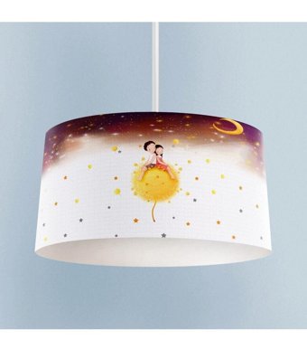 Aydınhomelight Tekli Siyah Sarkıt Modern Kumaş Salon-Oturma Odası Avize
