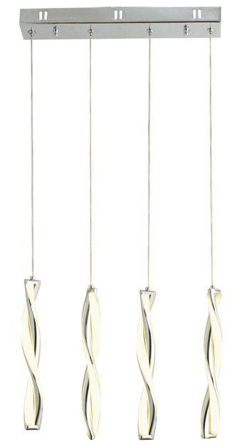 Tt Aydınlatma Tt307-40-By Tt Tekli Beyaz Ledli Modern Alüminyum Salon-Oturma Odası Avize