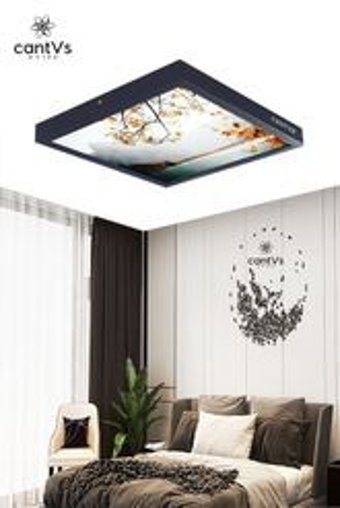 Burenze 4'lü Bej Kristal Taşlı Modern Krom Salon-Oturma Odası Avize