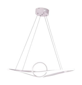 Tt Aydınlatma Tt006-1Plf-By Tekli Beyaz Ledli Modern Alüminyum Salon-Oturma Odası Avize