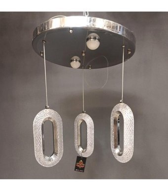 Modavize 4'lü Çok Renkli Metal Modern Metal Salon-Oturma Odası Avize