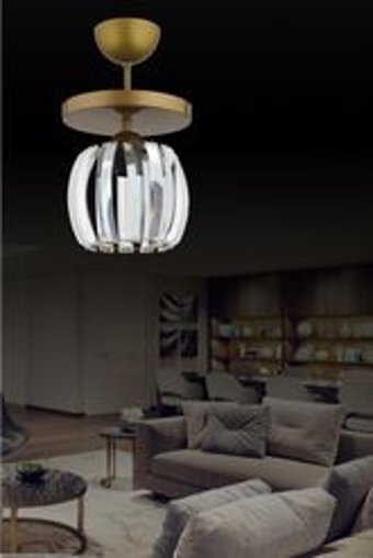 Hmydesign Tekli Yeşil Ahşap Modern Ahşap Salon-Oturma Odası Avize