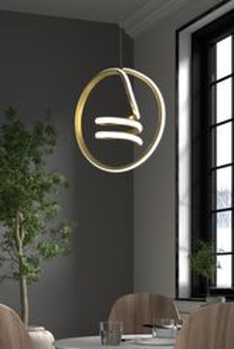 Eglo Pianopoli Tekli Siyah Küre Modern Çelik Salon-Oturma Odası Avize