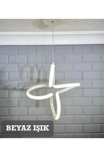 Harnelli Tekli Altın Modern Alüminyum Antre-Hol Avize