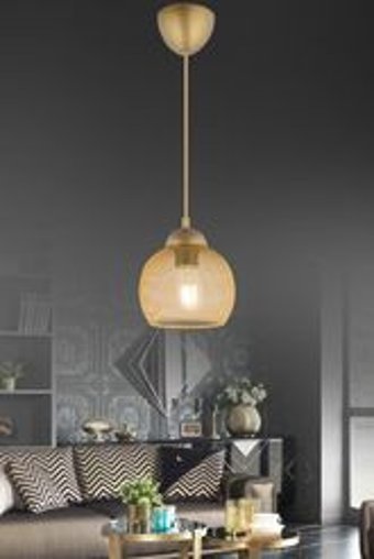 Modelight 3'lü Sarı Plastik Modern Plastik Salon-Oturma Odası Avize