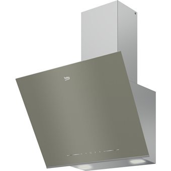 Beko BDE 6040 G 60 cm Cam Yüzey Karbon Filtreli Bacalı-Bacasız Duvar Tipi Davlumbaz Gri