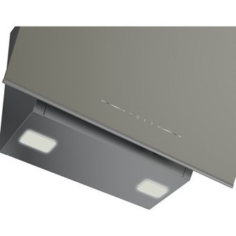 Beko BDE 6040 G 60 cm Cam Yüzey Karbon Filtreli Bacalı-Bacasız Duvar Tipi Davlumbaz Gri