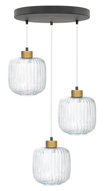 Mag Tekli Siyah Kumandalı Ledli Modern Alüminyum Salon-Oturma Odası Avize