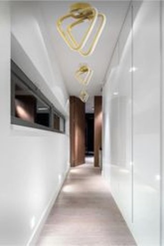 Lumenistanbul Tekli Turuncu Plastik Modern Plastik Salon-Oturma Odası Avize