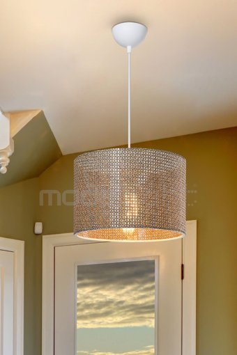 Dorbien Av-6160-8K-5Tk Tekli Bej Sensörlü Sarkıt Modern Alüminyum Salon-Oturma Odası Avize