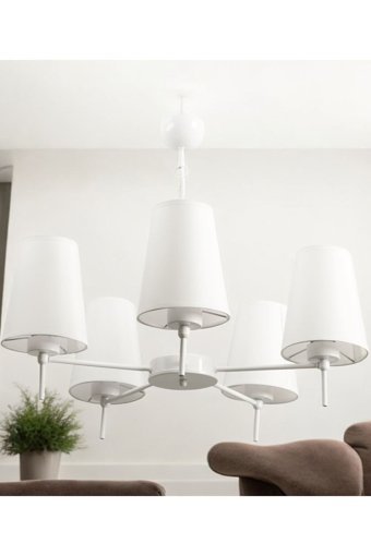 Avizade 3'lü Kahverengi Şapkalı Eskitme Metal Mutfak Avize