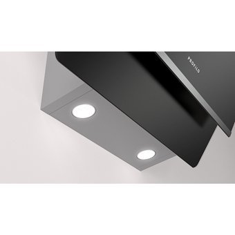 Profilo DVK6J661 60 cm Cam Yüzey Bacalı-Bacasız Duvar Tipi Davlumbaz Siyah