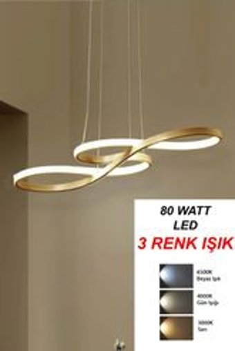 Ufuk Store Tekli Kırmızı Plastik Modern Plastik Bebek-Çocuk Odası Avize
