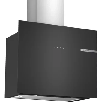 Bosch DWF65AJ60T 252 W 60 cm Cam Yüzey Bacalı-Bacasız Duvar Tipi Davlumbaz Siyah