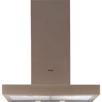 Vestel AD-6321 V 60 cm Cam Yüzey Karbon Filtreli Bacalı Duvar Tipi Davlumbaz Siyah