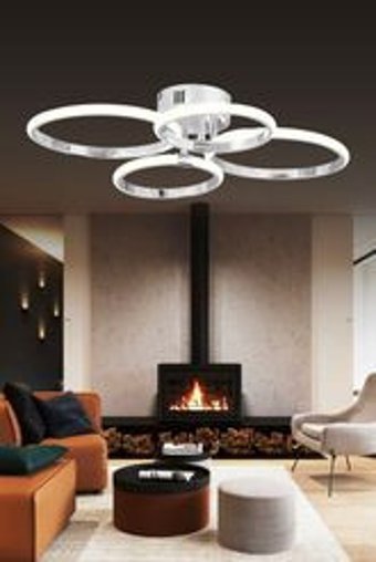 Ladco Aydınlatma A-472-3G 3'lü Siyah Küre Modern Alüminyum Salon-Oturma Odası Avize