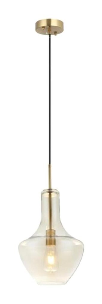 Lampaluce Lungo 6'lı Sarı Şapkalı Modern Kumaş Salon-Oturma Odası Avize