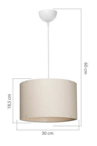 Luna Lighting 2804-1A-04 Gunn Tekli Kırmızı Sarkıt Modern Metal Salon-Oturma Odası Avize