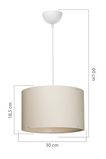 Luna Lighting 2804-1A-04 Gunn Tekli Kırmızı Sarkıt Modern Metal Salon-Oturma Odası Avize