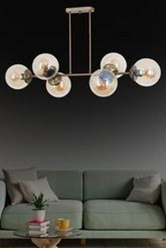 Simaavize Conza 5'li Beyaz Ledli Modern Alüminyum Salon-Yatak Odası Avize