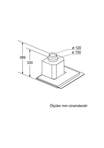 Siemens LC66GCD60T 60 cm Metal Yüzey Bacalı-Bacasız Duvar Tipi Davlumbaz Siyah