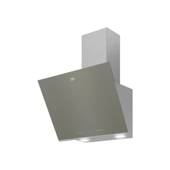 Beko BDE 6062 G 60 cm Cam Yüzey Karbon Filtreli Bacalı-Bacasız Duvar Tipi Davlumbaz Gri
