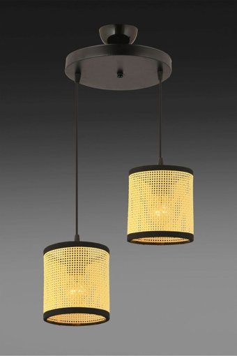 Şl Şef Light 4'lü Beyaz Küre Modern Metal Salon-Oturma Odası Avize