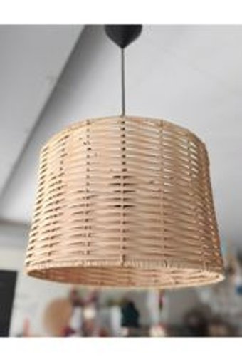 Safir Light Zambak 3'lü Siyah Sarkıt Rustik Metal Salon-Oturma Odası Avize