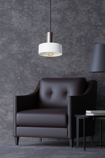Ultra Home Aurora Tekli Bej Sarkıt Modern Metal Salon-Oturma Odası Avize