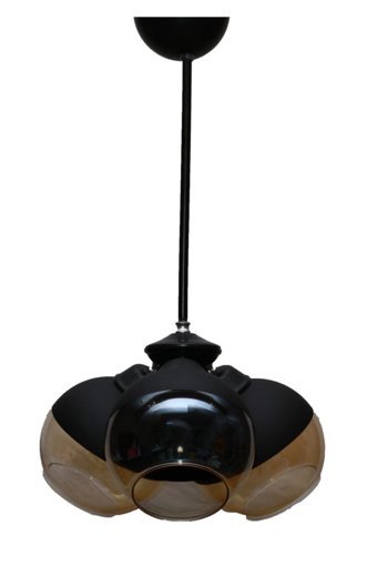 Özçelik Tekli Altın Kristal Taşlı Modern Metal Salon-Oturma Odası Avize