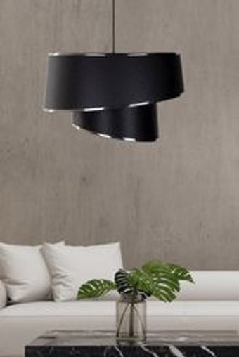 Bamyum Tekli Sarı Sarkıt Modern Metal Salon-Oturma Odası Avize