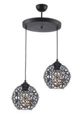 Fer Avize 5'li Beyaz Cam Modern Cam Salon-Oturma Odası Avize