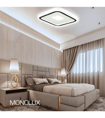 Modavize Tekli Beyaz Cam Modern Cam Salon-Oturma Odası Avize