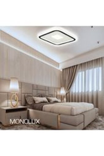 Modavize Tekli Beyaz Cam Modern Cam Salon-Oturma Odası Avize