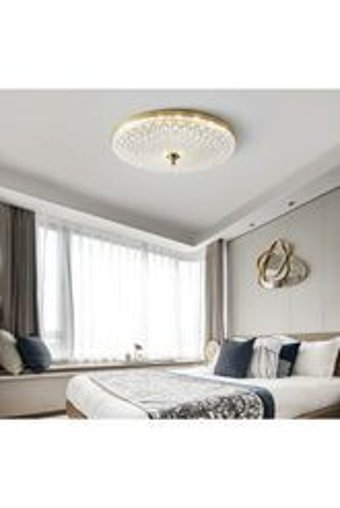 Bsa Lıghtıng Elisa 6'lı Altın Cam Metal Salon-Oturma Odası Avize
